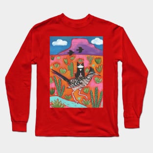 The Roadrunner and Cat Friend Long Sleeve T-Shirt